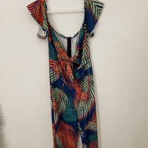 Off the shoulder jumpsuit